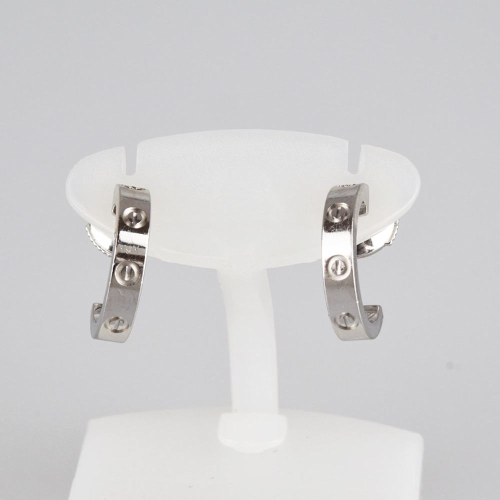 Cartier mini love earrings